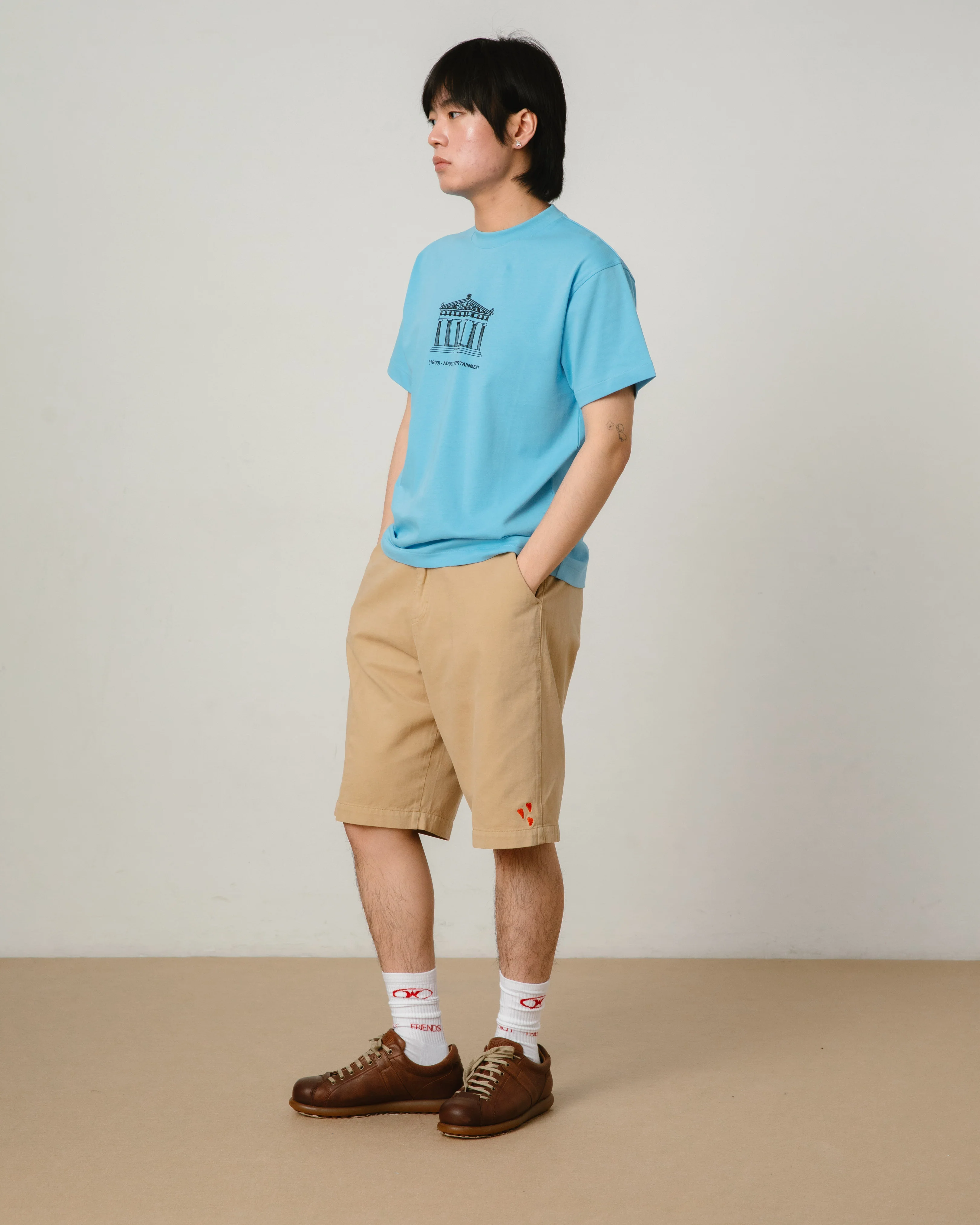 Adult Entertainment Blue T-Shirt - Image 4